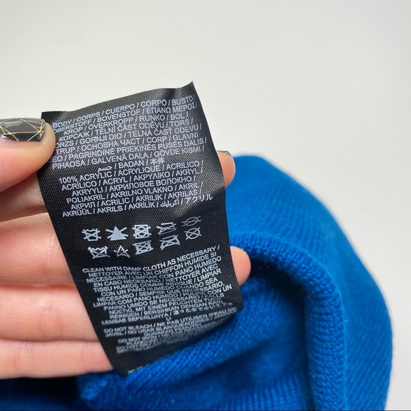 Hurley Beanie Logo Icon Staples Beanie Winter Hat blue Adult NWT one size - Picture 7 of 7